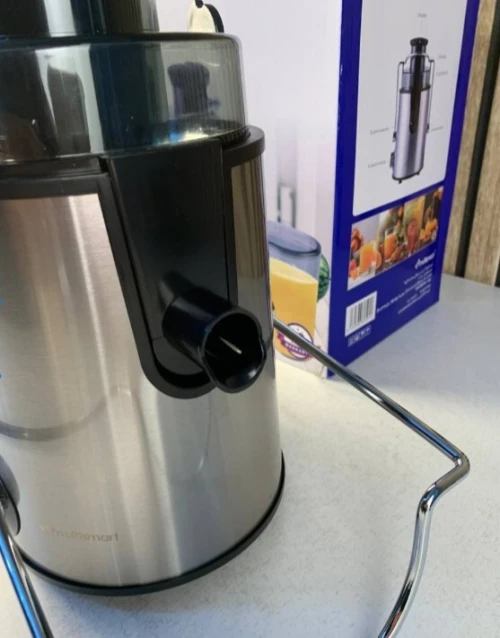 Multismart Extracteur de jus électrique 250 W à 2 vitesses pour fruits et légumes - عصارة فواكه