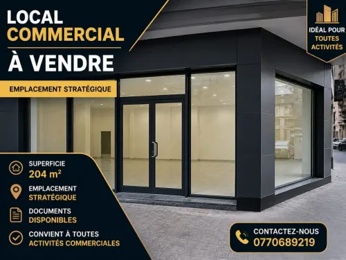 Vente Local Alger Mohammadia