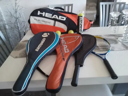 Ensemble de raquettes tennis