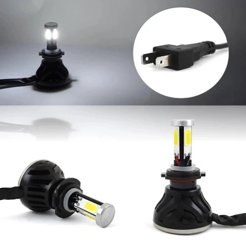 Kit Lampe de phare H4 LED 4 Directions 4000LM - مصابيح إضاءة أمامية للسيارات