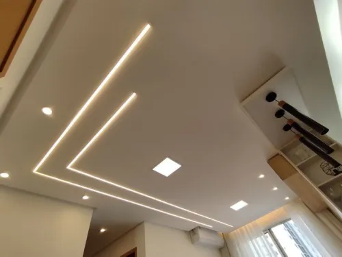 Placoplâtre led profil décoration peinture 