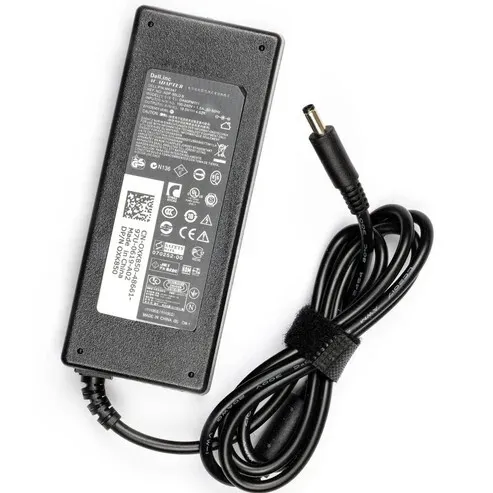 Chargeur Laptop Dell Original 90W XPS 19.5V 4.62A Fiche Noir avec Câble Trèfle En excellent état