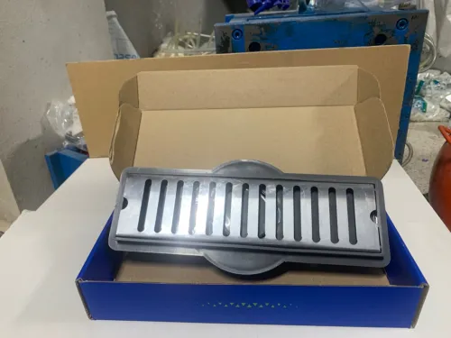Caniveau de douche inox
