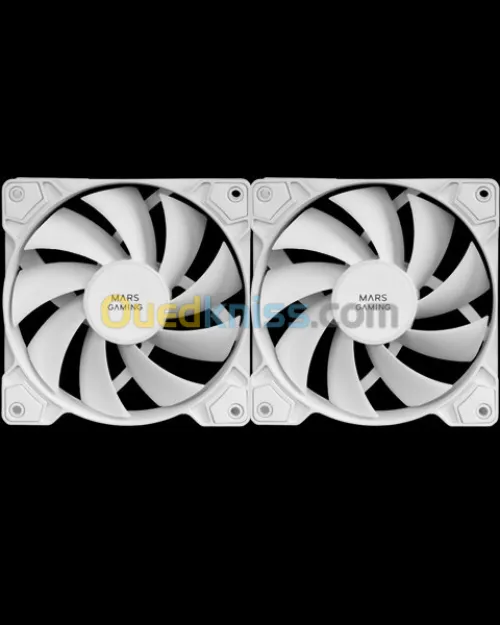 PACK 2X FAN MARS GAMING MF-PWMX2W WHITE