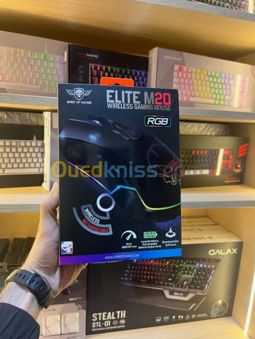 SOURIS SPIRIT OF GAMER ELITE M20 SANS FIL RGB