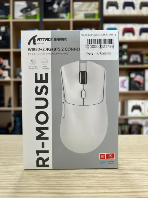 SOURIS ATTACK SHARK R1 WHITE