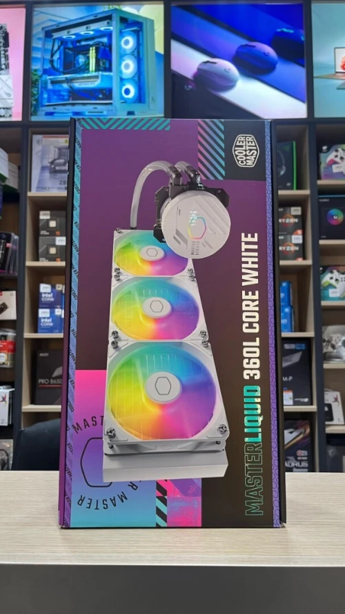 WATERCOOLING COOLER MASTER MASTERLIQUID 360L WHITE ARGB