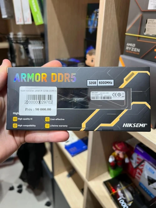 RAM HIKSEMI ARMOR 32GB DDR5 6000MHZ BLACK ( CONFIGURATION UNIQUEMENT )