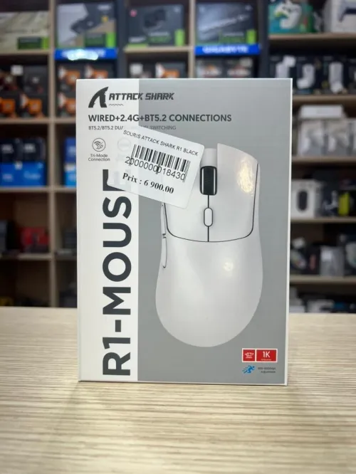 SOURIS ATTACK SHARK R1 WHITE