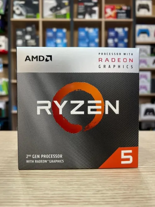 CPU AMD RYZEN 5 3400G BOX ( 3.7 GHz / 4.2 GHz / 4 Cores / 8 Threads / 4 Mb L3 Cache ) ( CONFIGURATION UNIQUEMENT )