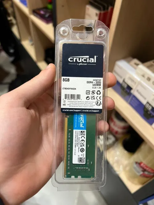 RAM CRUCIAL 8GB 3200MHZ CL22 ( CONFIGURATION UNIQUEMENT )