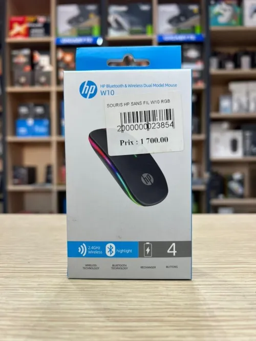 SOURIS HP SANS FIL W10 RGB