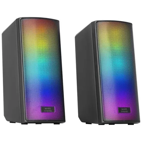 HAUT PARLEUR MARS GAMING MSRGB 2 BLACK