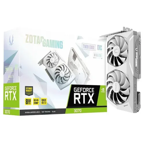 GPU ZOTAC TWIN EDGE RTX 3070 WHITE EDITION ( USED LIKE NEW )