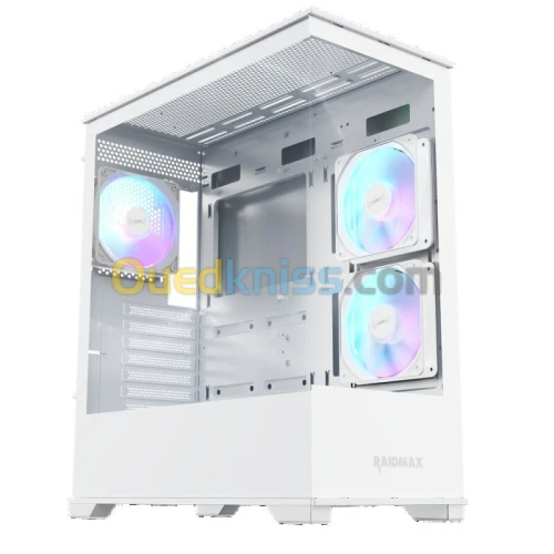 BOITIER RAIDMAX I801 WHITE RGB