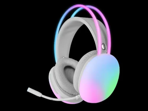 CASQUE MARS GAMING MH GLOW WHITE