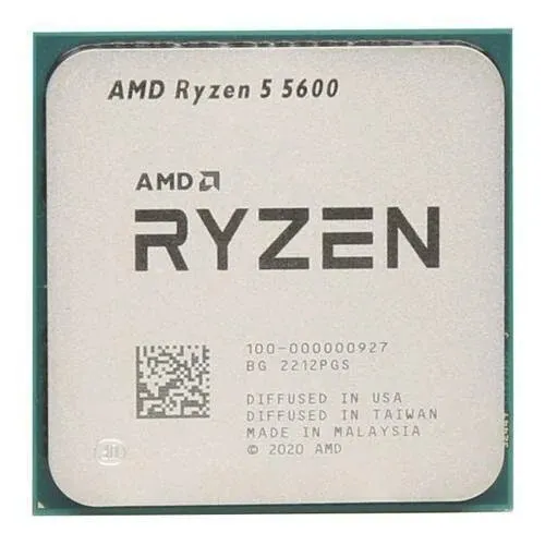 CPU AMD RYZEN 5 5600 TRAY ( 3.5 GHz / 4.4 GHz / 6 Cores / 12 Threads / 32 Mb L3 Cache ) ( CONFIGURATION UNIQUEMENT )