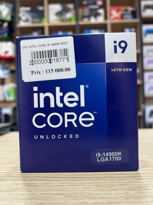 CPU INTEL CORE I9 14900K BOX ( 3.2 GHz / 5.8 GHz / 24 Cores / 32 Threads / 36 MB Cache ) ( CONFIGURATION UNIQUEMENT )
