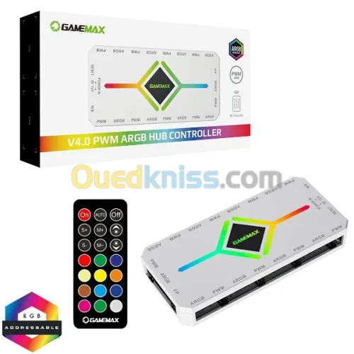 CONTROLEUR RGB GAMEMAX V4.0 WHITE