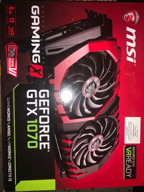 GPU Geforce GTX 1070 from MSI