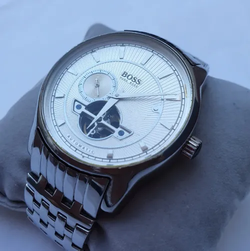Montre de luxe Hugo Boss automatique original pour homme