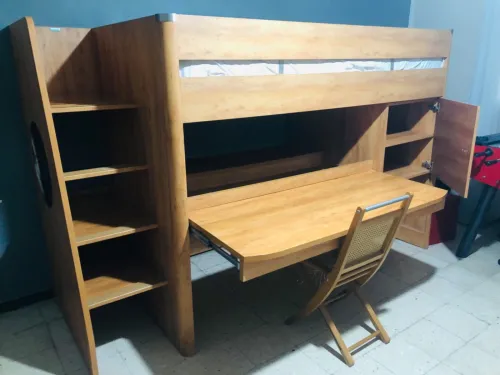 Chambre Gautier pour enfant et ados 3 lits + bureau TB état