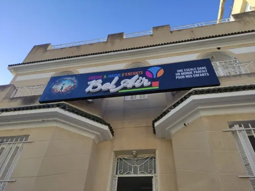Enseigne lumineuse - لافتات إشهارية - لافتة إشهارية - panneau publicitaire - lettre boitier