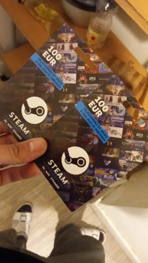 Card steam 100 euro