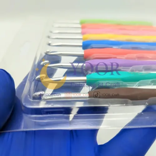 kit crochet 9pcs طقم كروشي