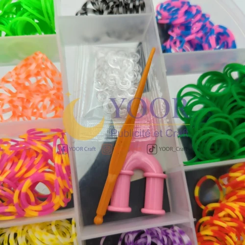 kit bracelets loom 1 طقم مطاط النسج