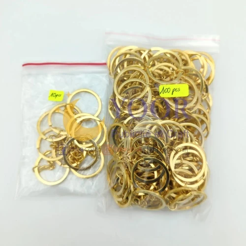 chaine porte cle doré lux بورتكلي ذهبي