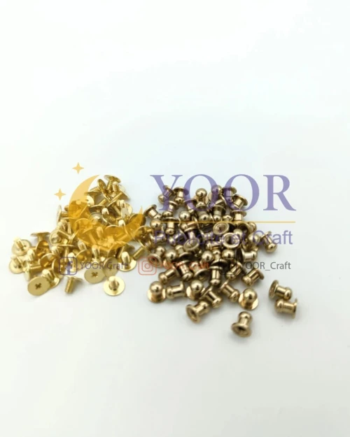 clou attache ceinture doré مسمار مثبت للحزام ذهبي