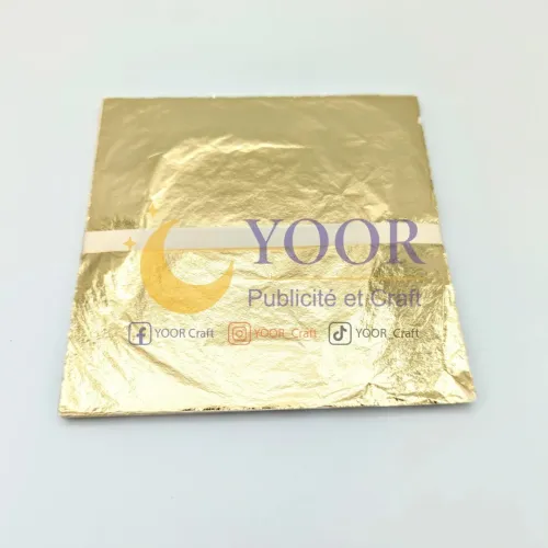 feuille d or 100pcs ورق ذهب