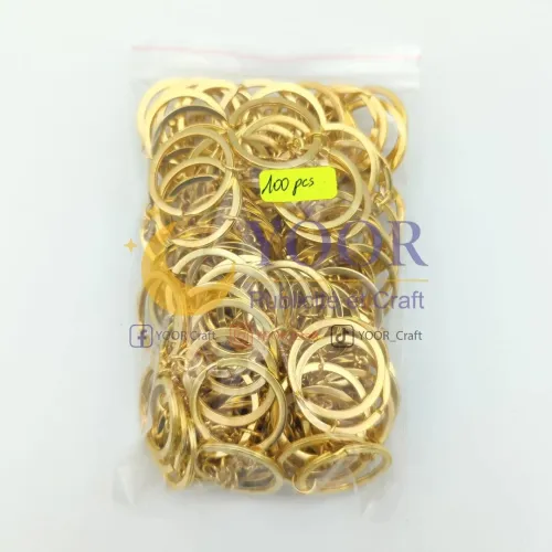 chaine porte cle doré lux بورتكلي ذهبي