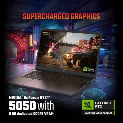 LAPTOP ACER NITRO V 15 I5-13420H 16Go SSD 512Go CG RTX5050 8Go ECRAN 15.6" FHD IPS 165Hz