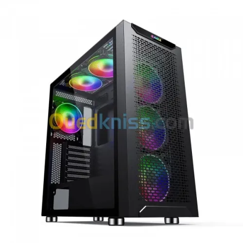 BOITIER HYBROK RS6 ARGB 4XFANS INCLUS MOYEN TOUR 