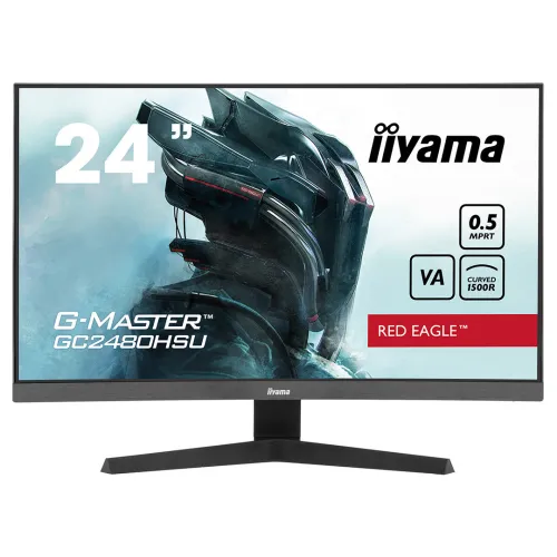 ECRAN IIYAMA G-MASTER GC2480HSU-B1 24" FHD 180Hz 0.5Ms VA incurvé