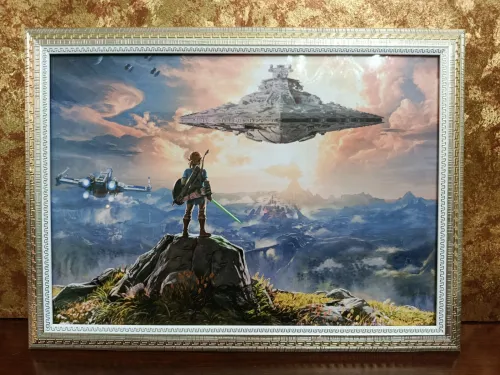 cadre décoration gaming anime photo perso