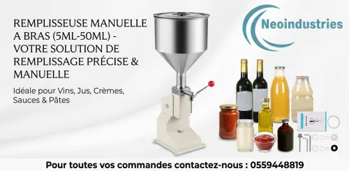 REMPLISSEUSE MANUELLE A BRAS A03 (5ML-50ML)