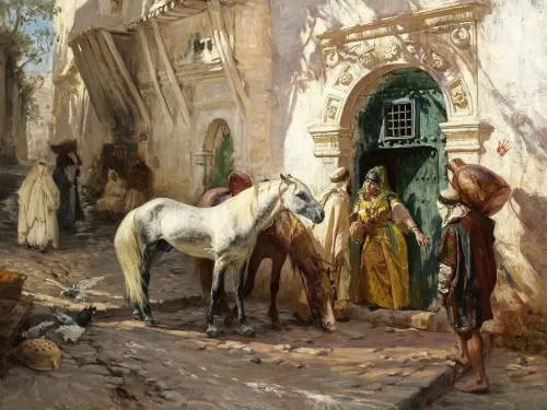 Cadre The thresthod of the casbah عتبة القصبة