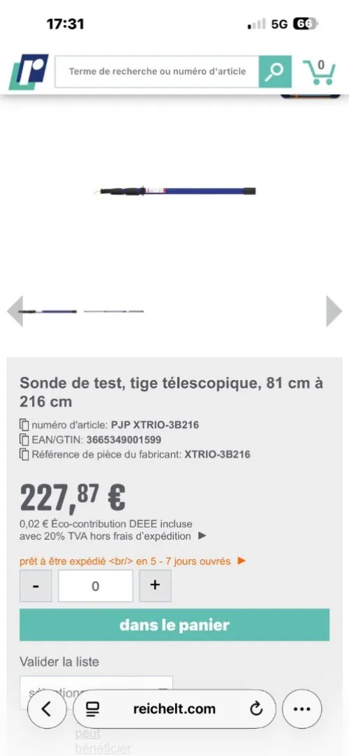 Multifonction elecrique tester Meger