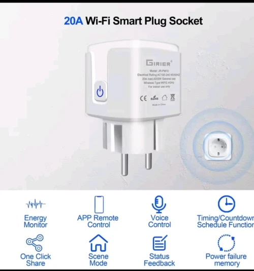 Prise wifi Tuya 20A