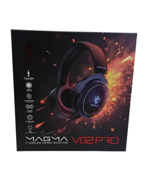 CASQUE MAGMA VALIVOX 02 PRO RGB 7.1 WIRELESS BLACK
