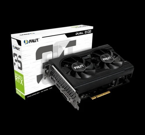 CARTE GRAPHIQUE PALIT RTX 3050 DUAL 8GB