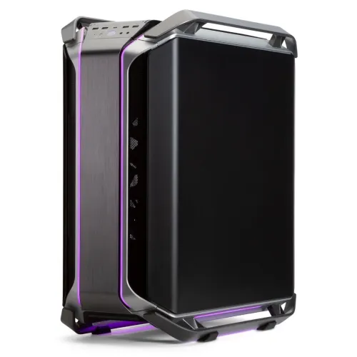  Boitier Cooler Master E-ATX, verre incurvé, ARGB, Refroidissement Liquide
