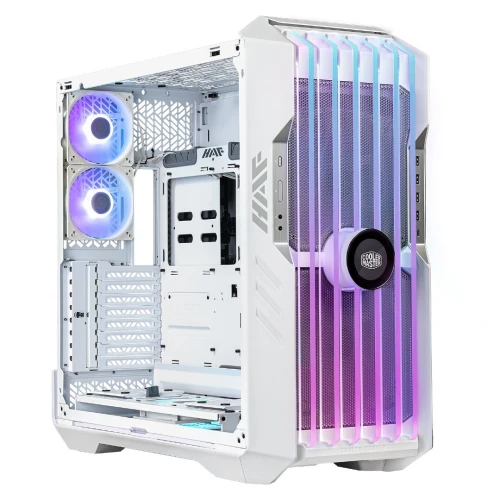 Boitier Cooler Master HAF 700 EVO Blanc Ecran IRIS, ventilateurs Sickleflow, USB Type-C