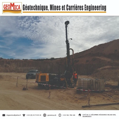GEOTECHNIQUE, MINES ET CARRIERES ENGINEERING - ETUDE DE SOL - ALGÉRIE