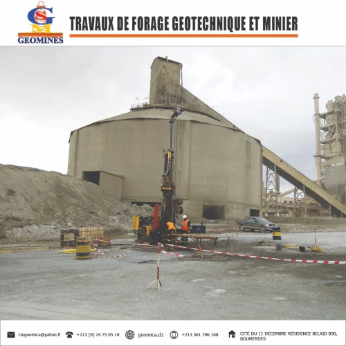 GEOTECHNIQUE, MINES ET CARRIERES ENGINEERING - ETUDE DE SOL - ALGÉRIE