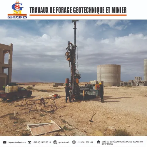 GEOTECHNIQUE, MINES ET CARRIERES ENGINEERING - ETUDE DE SOL - ALGÉRIE