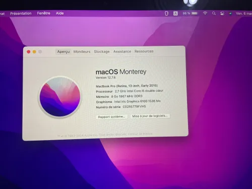 MacBook Pro 2015 256gb